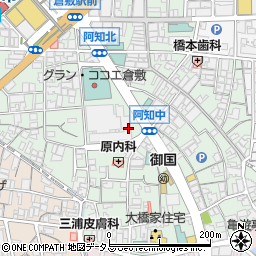 佐藤胃腸外科　倉敷駅前内視鏡クリニック周辺の地図