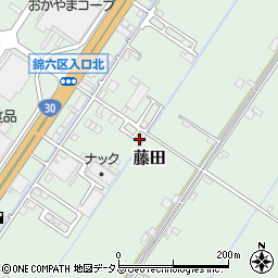 岡山県岡山市南区藤田2022周辺の地図