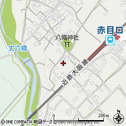 三重県名張市赤目町丈六166周辺の地図