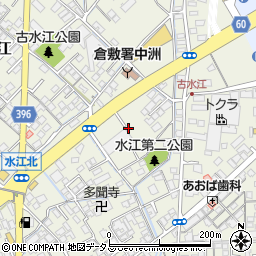 岡山県倉敷市水江周辺の地図