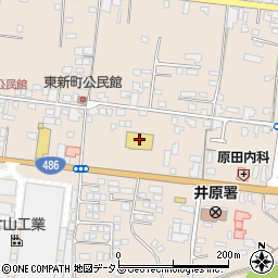 コメリハード＆グリーン井原店周辺の地図