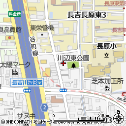 ひまわり薬局　長原店周辺の地図