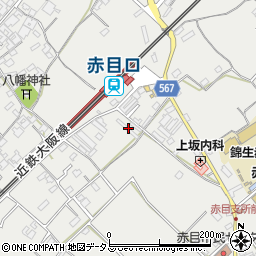 三重県名張市赤目町丈六299周辺の地図