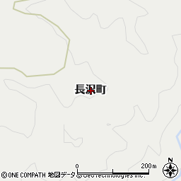 島根県益田市長沢町周辺の地図