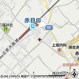 三重県名張市赤目町丈六298周辺の地図