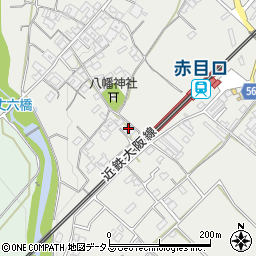 三重県名張市赤目町丈六162周辺の地図