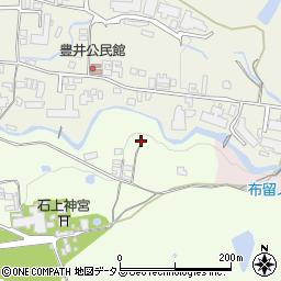 奈良県天理市布留町346周辺の地図