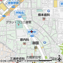 倉敷駅前 完全個室会席 ふく杉周辺の地図