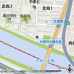 Superjpm 大和川住宅第1周辺の地図