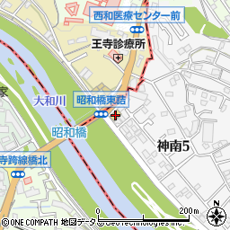 株式会社八光堂仏具店　王寺店周辺の地図