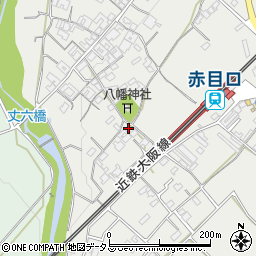 三重県名張市赤目町丈六159周辺の地図