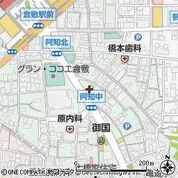 東横ＩＮＮ倉敷駅南口周辺の地図