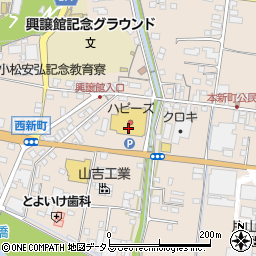 ダイヤクリーニング株式会社　ハピーズ井原店周辺の地図