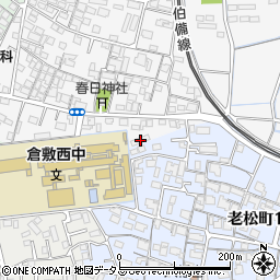 岡山県倉敷市日吉町399-1周辺の地図