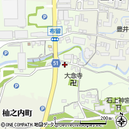 奈良県天理市布留町243周辺の地図