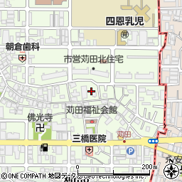 大阪府大阪市住吉区苅田6丁目7周辺の地図