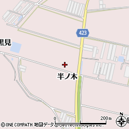 愛知県田原市堀切町（半ノ木）周辺の地図