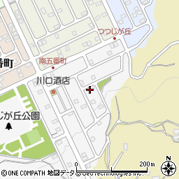三重県名張市つつじが丘南５番町周辺の地図