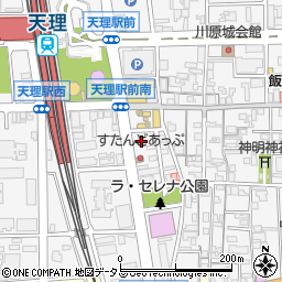 魚民天理駅前店周辺の地図