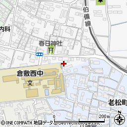 岡山県倉敷市日吉町390周辺の地図