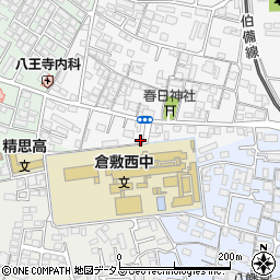 岡山県倉敷市日吉町222-5周辺の地図