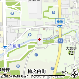奈良県天理市布留町200周辺の地図