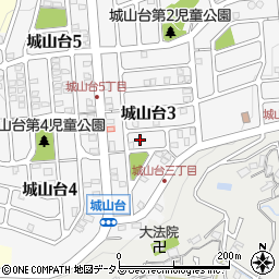城山台第6児童公園周辺の地図
