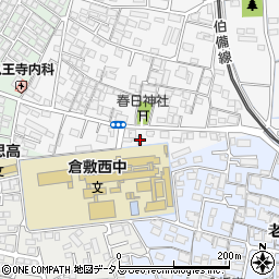 岡山県倉敷市日吉町396周辺の地図