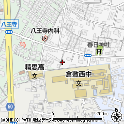 岡山県倉敷市日吉町210周辺の地図