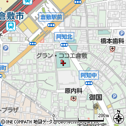 広島銀行倉敷支店周辺の地図