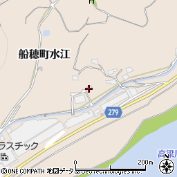 岡山県倉敷市船穂町水江382周辺の地図