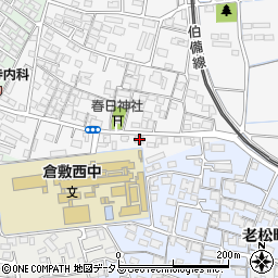 岡山県倉敷市日吉町391周辺の地図