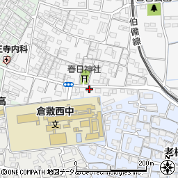 岡山県倉敷市日吉町393周辺の地図