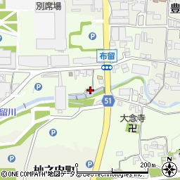 奈良県天理市布留町112周辺の地図