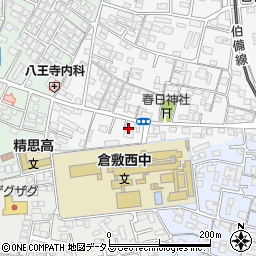 岡山県倉敷市日吉町219-4周辺の地図