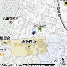 岡山県倉敷市日吉町224周辺の地図