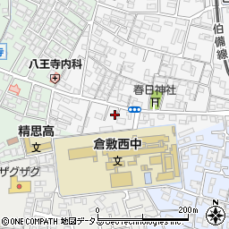 岡山県倉敷市日吉町217周辺の地図