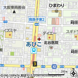 パルネット駅前アビコ店周辺の地図