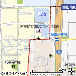 宮堂町公民館周辺の地図
