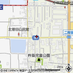 奈良県天理市二階堂上ノ庄町9周辺の地図