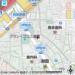 鍵屋の緊急隊・倉敷駅前店周辺の地図