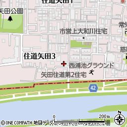 グレーシィ矢田周辺の地図