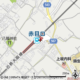 三重県名張市赤目町丈六291周辺の地図