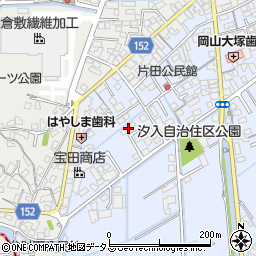 岡山県都窪郡早島町前潟1075-1周辺の地図