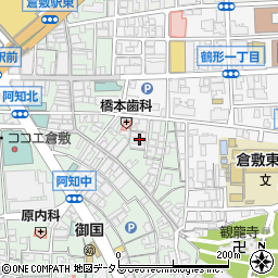 福嶋医院倉敷駅前診療所周辺の地図