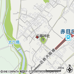 三重県名張市赤目町丈六147周辺の地図