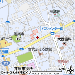 花岡精肉店生鮮市場周辺の地図