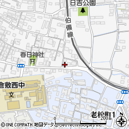 岡山県倉敷市日吉町386周辺の地図