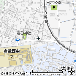 岡山県倉敷市日吉町387周辺の地図