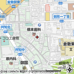 倉敷駅前診療所周辺の地図